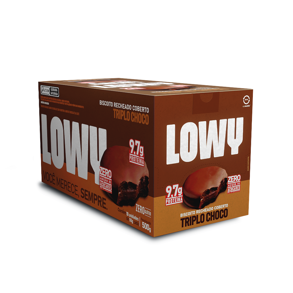 Display Biscoito Recheado Coberto Triplo Choco Lowy