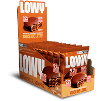 Display Biscoito Recheado Coberto Doce de Leite Lowy