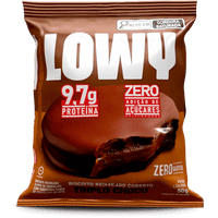 Biscoito Recheado Coberto Triplo Choco Lowy