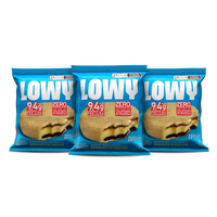 Combo Biscoito Recheado Coberto Cookies'n Cream Lowy - 03 unid 150g
