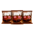 Combo Biscoito Recheado Coberto Triplo Choco Lowy - 03 unid 150g