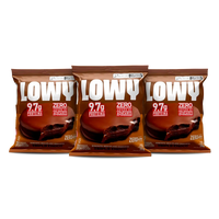 Combo Biscoito Recheado Coberto Triplo Choco Lowy - 03 unid 150g